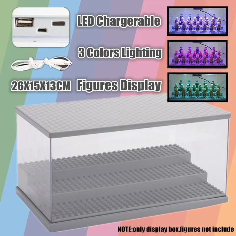 New 3 Colors Lighting Display Box Mini Base Storage Case Led Figures Shows Technical Building Block Bricks Toy Kid Gift Birthday 
New 3 Colors Lighting Display Box Mini Base Storage Case Led Figures Shows Technical Building Block Bricks Toy Kid Gift Birthday