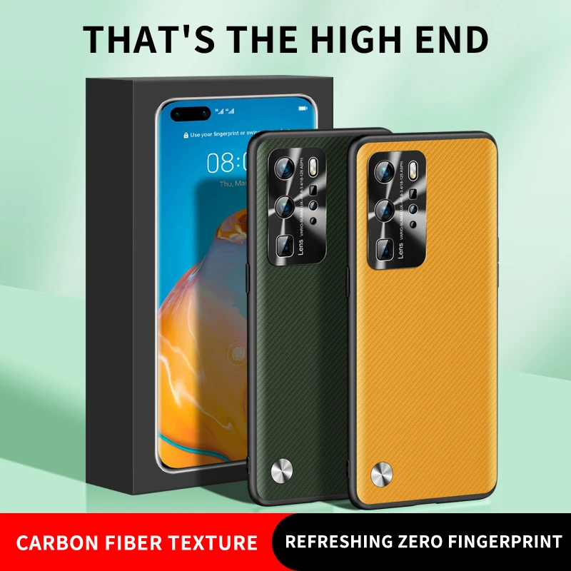 Luxury Shockproof Camera Lens Protection Carbon Fiber Smartphone Case For Huawei P40 Pro Mobile Phone Back Cover Funda Coque Bag
Luxury Shockproof Camera Lens Protection Carbon Fiber Smartphone Case For Huawei P40 Pro Mobile Phone Back Cover Funda Coque Bag