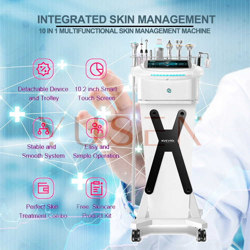 Multifunction 9 in 1 Facial Beauty Machine skin care facial skin treatment mesotherapy dermabrasion blackhead removal machine
Multifunction 9 in 1 Facial Beauty Machine skin care facial skin treatment mesotherapy dermabrasion blackhead removal machine