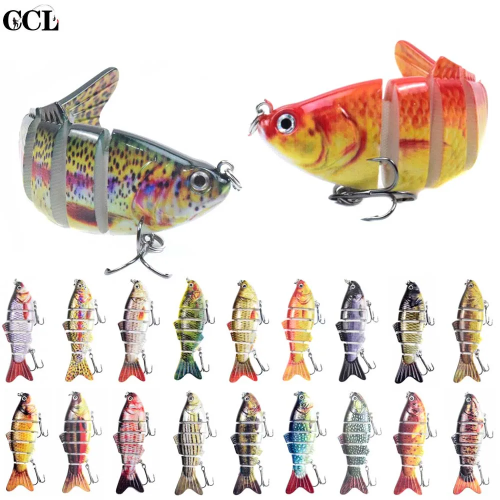 100mm 16.5g Hard Fishing Lures Multi Jointed Sinking Swimbait NO.6 Treble Hooks Fit Ocean Lake River For Trout Shad With 3D Eyes
100mm 16.5g Hard Fishing Lures Multi Jointed Sinking Swimbait NO.6 Treble Hooks Fit Ocean Lake River For Trout Shad With 3D Eyes