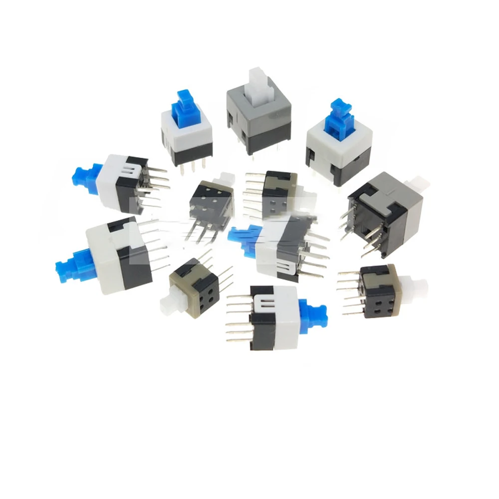 50Pcs 8X8mm Cap Self Lock Self-locking Type Square Button Switch Blue 100000 Times Service Life 8X8 mm
50Pcs 8X8mm Cap Self Lock Self-locking Type Square Button Switch Blue 100000 Times Service Life 8X8 mm