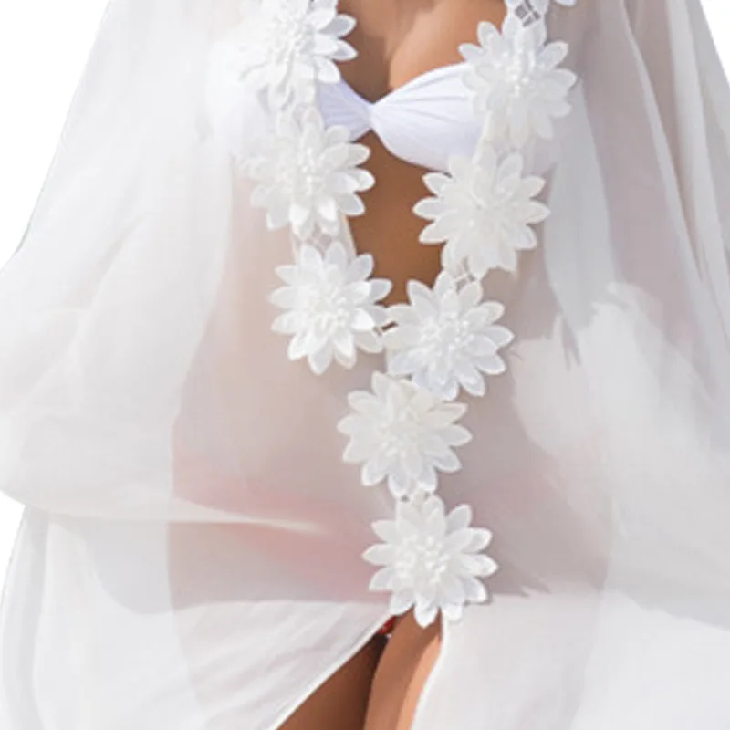 2020 White Flowers Beach Cover-Ups Bathing Suit Cover Up Swim Suit Cover Up Summer Dress Beach
2020 White Flowers Beach Cover-Ups Bathing Suit Cover Up Swim Suit Cover Up Summer Dress Beach