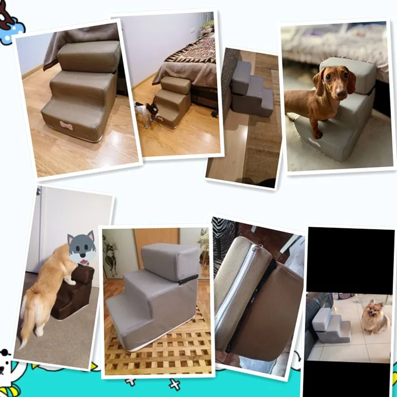 Dog Stairs 2/3 Layers Dog House Pet Sofa Bed Stairs Puppy Cat Bed Dog Steps Mesh Foldable Detachable Pet Climbing Ladder Bed 
Dog Stairs 2/3 Layers Dog House Pet Sofa Bed Stairs Puppy Cat Bed Dog Steps Mesh Foldable Detachable Pet Climbing Ladder Bed