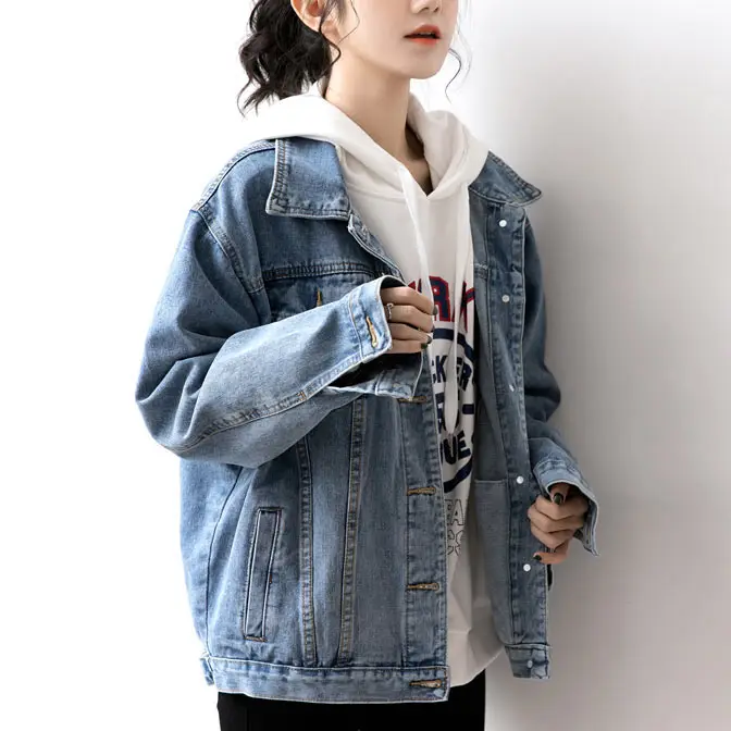 JCHB 2021 Women's Jeans Korean Style Denim Jacket Women Casual Female Jacket Spring Autumn Coat Fashion Veste Femme Pph3510
JCHB 2021 Women's Jeans Korean Style Denim Jacket Women Casual Female Jacket Spring Autumn Coat Fashion Veste Femme Pph3510