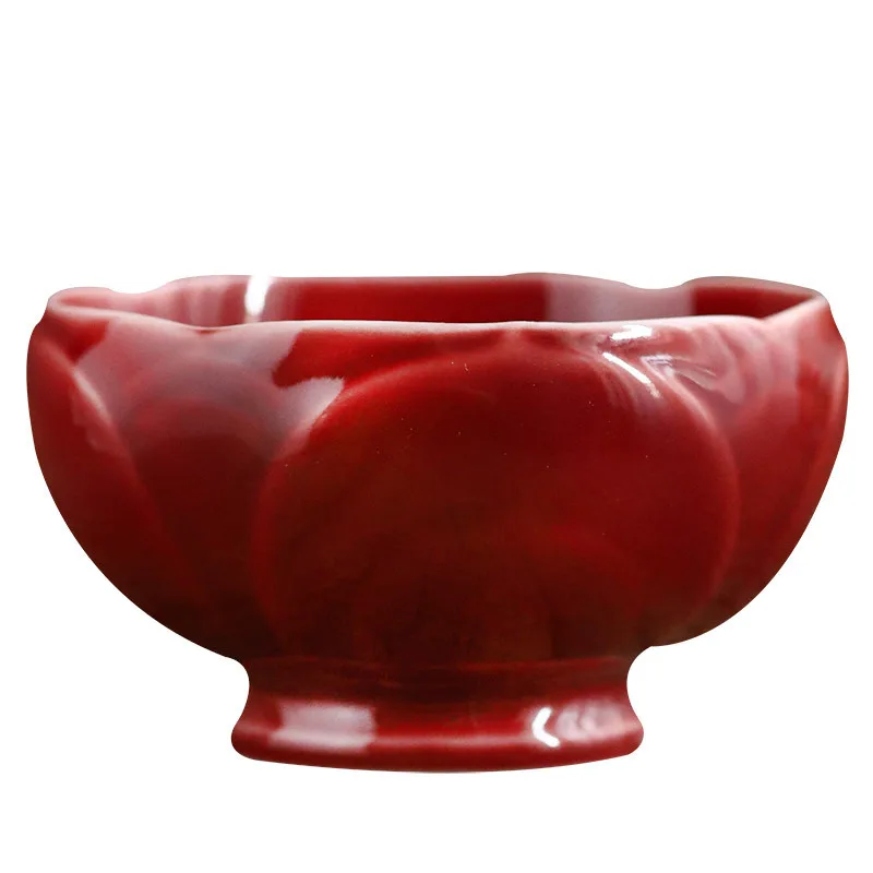 Carved Ceramic Cup Lotus Cup Green Tea Cup Fat Red Red Single Cup Kung Fu Tea Set
Carved Ceramic Cup Lotus Cup Green Tea Cup Fat Red Red Single Cup Kung Fu Tea Set