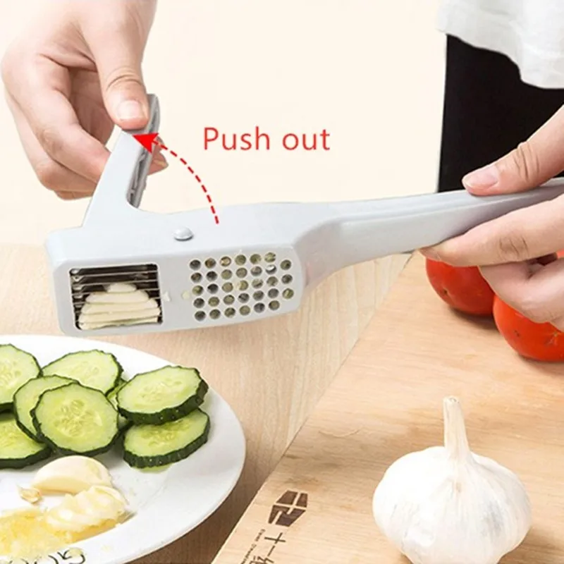 Garlic Press Crusher Kitchen Cooking Vegetables Ginger Squeezer Masher Handheld Ginger Mincer Tools Vegetable Garlic Chopper
Garlic Press Crusher Kitchen Cooking Vegetables Ginger Squeezer Masher Handheld Ginger Mincer Tools Vegetable Garlic Chopper