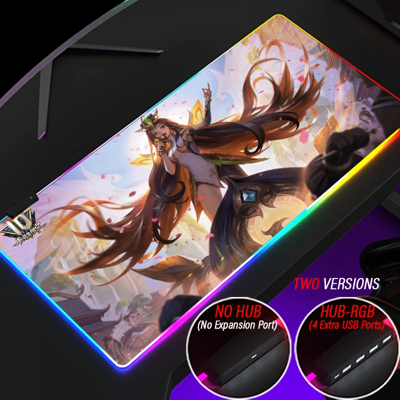 Игровой коврик для мыши KDA Akali с RGB-подсветкой в честь 10-летнего Юбилея, пользовательский коврик для мыши LOL Yasuo с концентратором, 4 портами USB, к...
Игровой коврик для мыши KDA Akali с RGB-подсветкой в честь 10-летнего Юбилея, пользовательский коврик для мыши LOL Yasuo с концентратором, 4 портами USB, к...