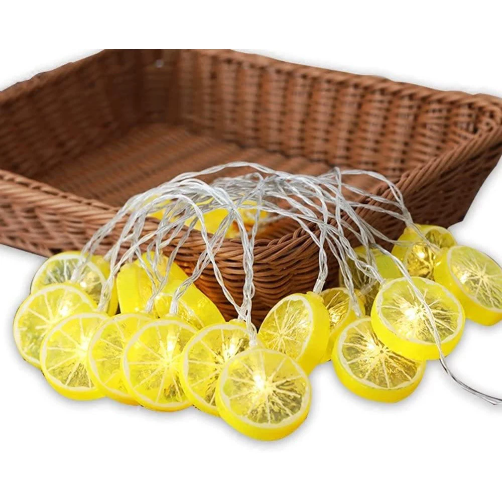 Novelty Lemon Decor Fairy String Lights with 40 LED,Battery Operated String Lights for Party,Wedding,Festival,Home Decoration 6M
Novelty Lemon Decor Fairy String Lights with 40 LED,Battery Operated String Lights for Party,Wedding,Festival,Home Decoration 6M