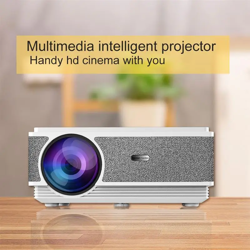 Leisure Mini Projector 1280x720 4K Android HDMI-Compatible Built-in Speaker Portable Home Cinema Media Movie Video Beamer
Leisure Mini Projector 1280x720 4K Android HDMI-Compatible Built-in Speaker Portable Home Cinema Media Movie Video Beamer