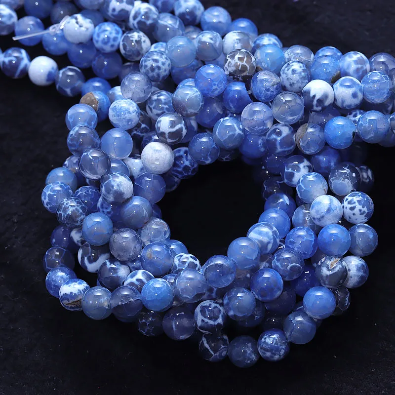 Natural Stone Deep Blue Agate Beads Round Agate Loose Beads For Jewelry DIY Making Bracelet Accessories 15" 6/8/10mm Beadtales
Natural Stone Deep Blue Agate Beads Round Agate Loose Beads For Jewelry DIY Making Bracelet Accessories 15" 6/8/10mm Beadtales
