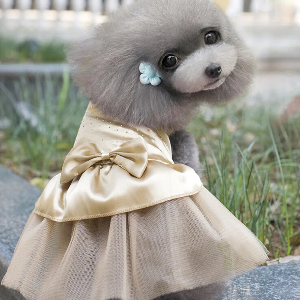 Pure Color Wedding Dog Dresses For Small Dogs Chihuahua Summer Puppy Dress Pomeranian Princess Tutu Shih Tzu Yorkshire Clothes
Pure Color Wedding Dog Dresses For Small Dogs Chihuahua Summer Puppy Dress Pomeranian Princess Tutu Shih Tzu Yorkshire Clothes