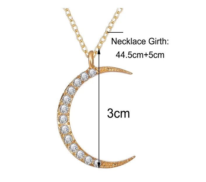 2020 Golden Star Pendant Necklace Fashion Women's Moon Sun Necklace Jewelry Ladies Simple Pentagram Gift
2020 Golden Star Pendant Necklace Fashion Women's Moon Sun Necklace Jewelry Ladies Simple Pentagram Gift