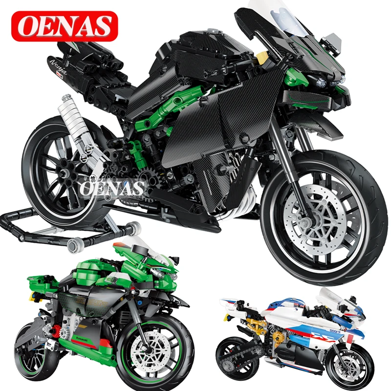 MOC H2 Super Motor Mechanical High-Tech Technique Racing Motorcycle Simulation Model Building Blocks Kid Children Toys Boys Gift
MOC H2 Super Motor Mechanical High-Tech Technique Racing Motorcycle Simulation Model Building Blocks Kid Children Toys Boys Gift