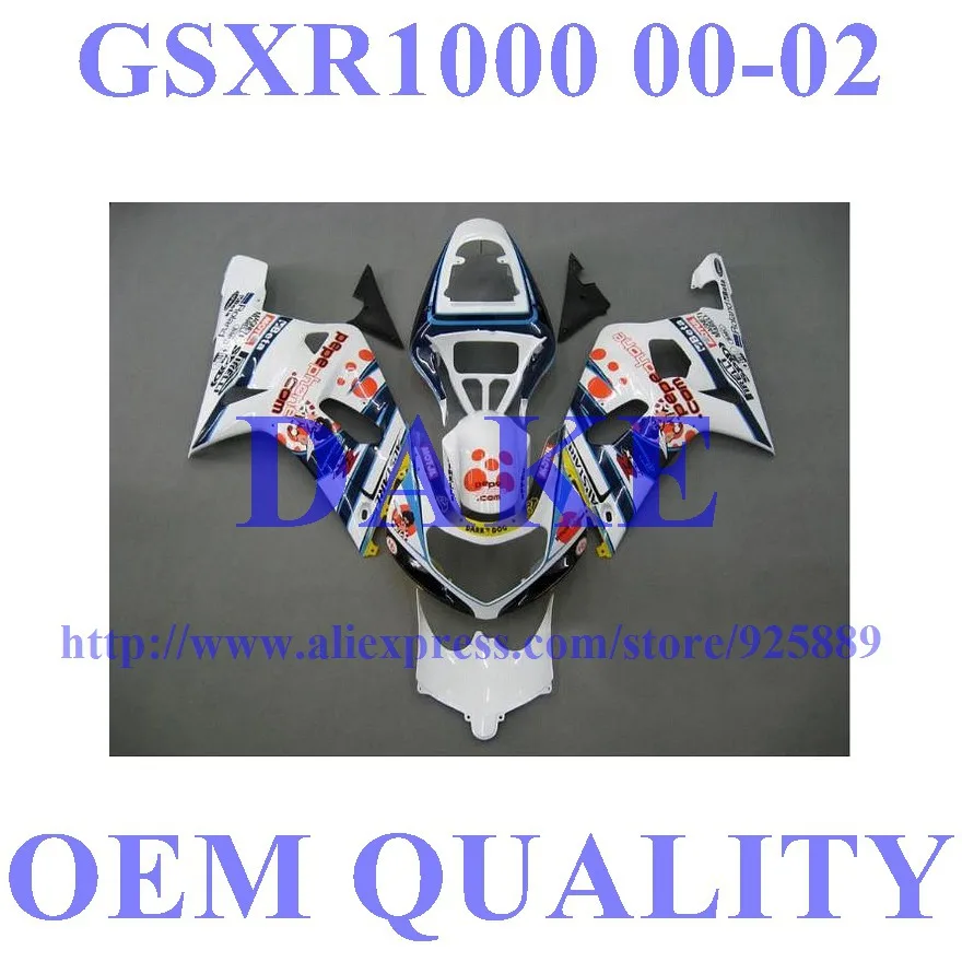 L43366 Fairing Kit For SUZUKI GSX-R1000 GSXR1000 GSXR 1000 K2 K1 00 01 02 2000 2001 2002 Fairings Tim
L43366 Fairing Kit For SUZUKI GSX-R1000 GSXR1000 GSXR 1000 K2 K1 00 01 02 2000 2001 2002 Fairings Tim
