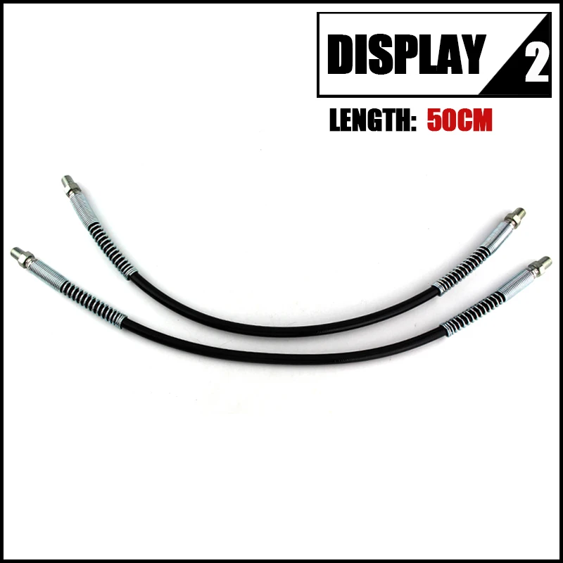 Paintball PCP 50cm Long 1/8NPT x 1/8NPT Male Thread High Pressure Hose 6000psi Pneumatic Equipment with Spring Wrapped
Paintball PCP 50cm Long 1/8NPT x 1/8NPT Male Thread High Pressure Hose 6000psi Pneumatic Equipment with Spring Wrapped