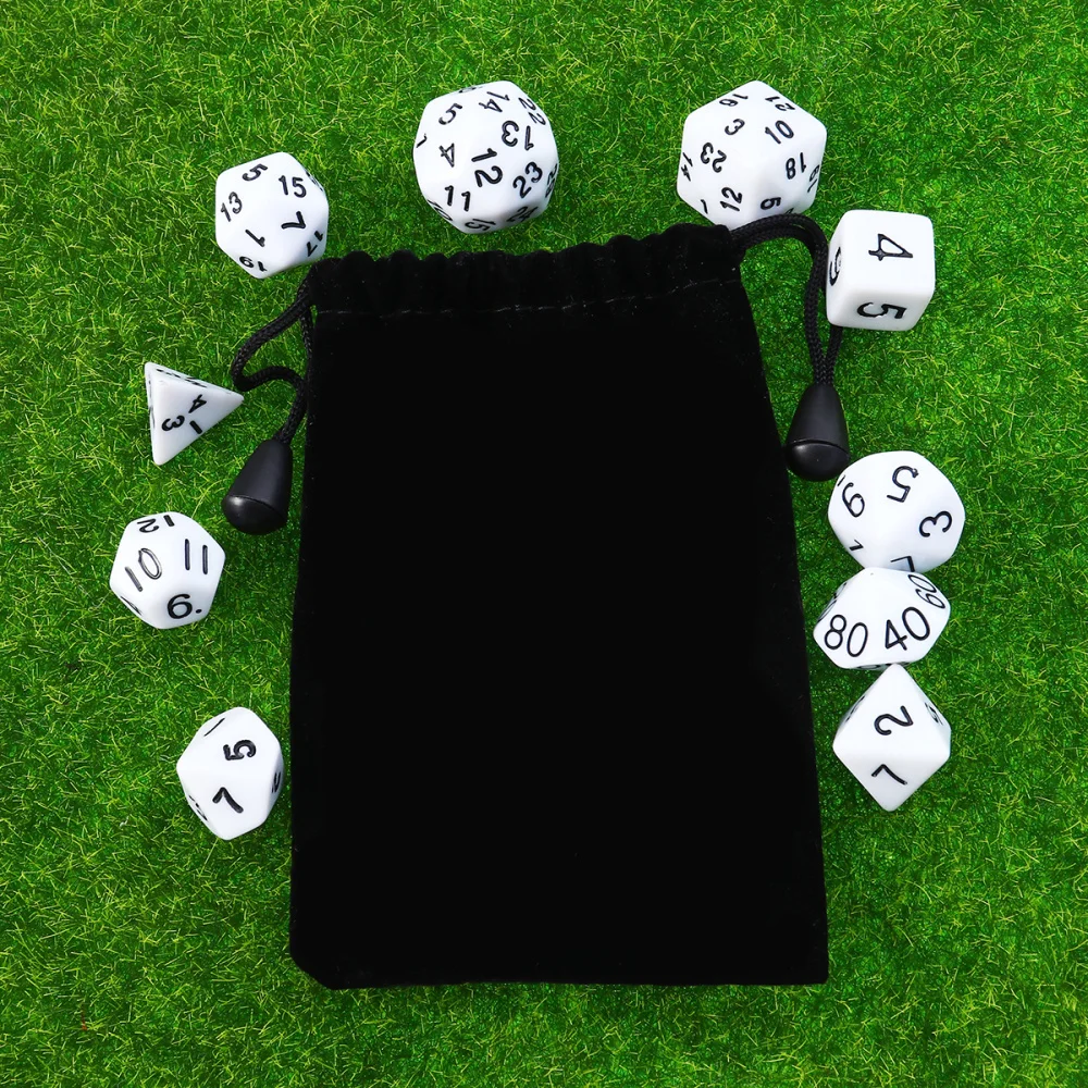 10pcs Acrylic Polyhedron Dice Digital Dice Entertainment Board Games Multi-Faceted Dice Toys Game Dice Black
10pcs Acrylic Polyhedron Dice Digital Dice Entertainment Board Games Multi-Faceted Dice Toys Game Dice Black