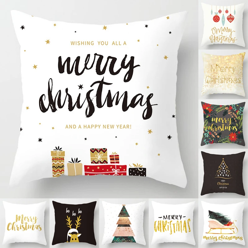 45x45cm Merry Christmas Pillowcase Sofa Cushion Case Bed Pillow Cover Car Cushion Cover Cute Pillow Case Home Decoration
45x45cm Merry Christmas Pillowcase Sofa Cushion Case Bed Pillow Cover Car Cushion Cover Cute Pillow Case Home Decoration