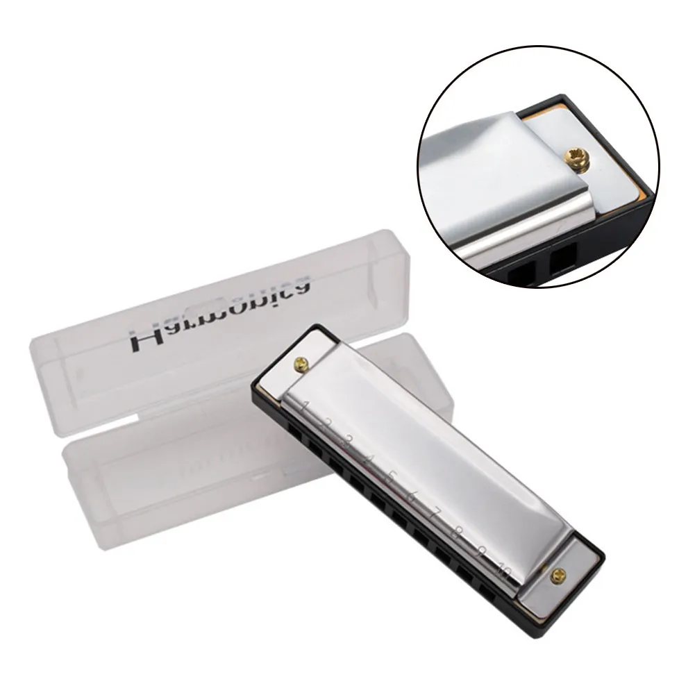 10 Hole Harmonica Key Of C Blues Mouth Organ Beginners Musical Instrument 10.5cm*3cm*2cm Harmonica Equipment With Storage Box
10 Hole Harmonica Key Of C Blues Mouth Organ Beginners Musical Instrument 10.5cm*3cm*2cm Harmonica Equipment With Storage Box