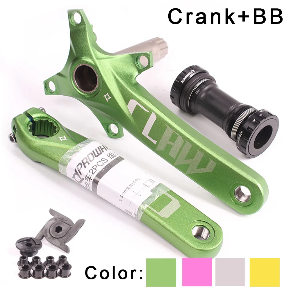 BB crank MTB Crankshaft 170MM BCD 104mm AL6061 strength aluminum alloy