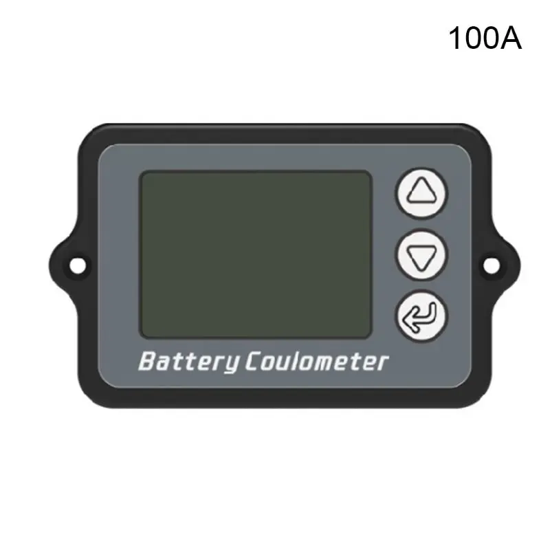 Измеритель емкости аккумулятора 100 А кулометр с ЖК-дисплеем индикатор литиевых