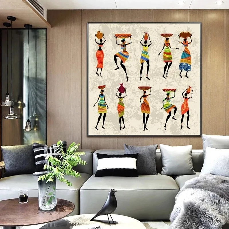 African Woman Dancing Cushion Cover Canvas Painting Vintage Posters and Prints Wall Art Picture for Living Room Home Decor
African Woman Dancing Cushion Cover Canvas Painting Vintage Posters and Prints Wall Art Picture for Living Room Home Decor