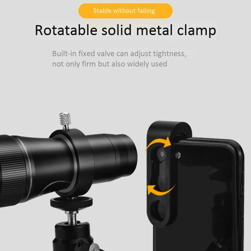 22X Zoom Lens Phone Camera Lens HD Monocular Telescope Portable Stand Tripod Telescope for Smartphone
22X Zoom Lens Phone Camera Lens HD Monocular Telescope Portable Stand Tripod Telescope for Smartphone
