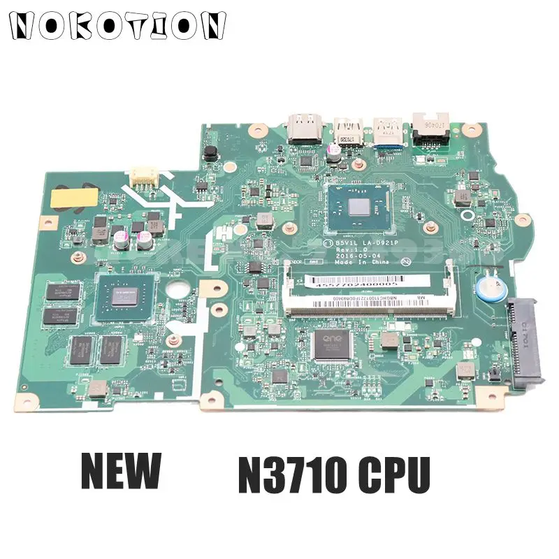 NOKOTION Новый NBGHC11001 NB.GHC11.001 B5V1L стандартная материнская плата для ноутбука ACER aspire LA-D921P 920MX GPU N3710 CPU
NOKOTION Новый NBGHC11001 NB.GHC11.001 B5V1L стандартная материнская плата для ноутбука ACER aspire LA-D921P 920MX GPU N3710 CPU