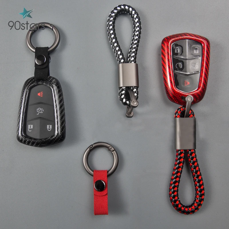 Real Carbon Fiber Car-Styling Auto Protection Key Shell Cover Case for Cadillac Ct4 Ct5 Ct6 Xt4 Xt5 Xt6 Atsl Car Accessories 
Real Carbon Fiber Car-Styling Auto Protection Key Shell Cover Case for Cadillac Ct4 Ct5 Ct6 Xt4 Xt5 Xt6 Atsl Car Accessories