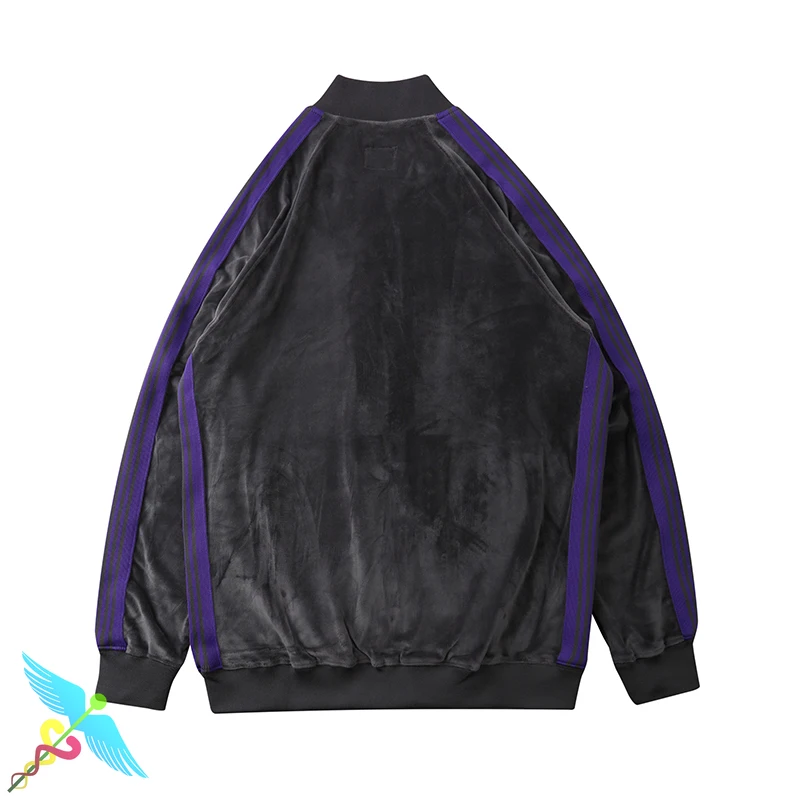 Needles X Aipl Joint Limited Top Men Women High Quality Embroidered Butterfly Striped Ribbon Sports Jacket Needles Casual Coats
Needles X Aipl Joint Limited Top Men Women High Quality Embroidered Butterfly Striped Ribbon Sports Jacket Needles Casual Coats