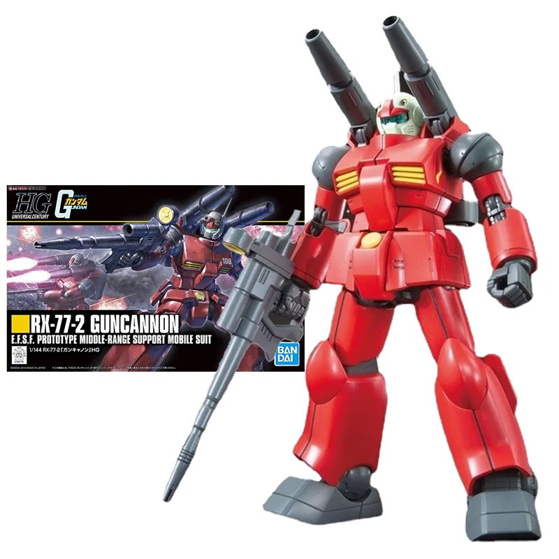 Bandai Gundam Model Kit Anime Figure HGUC 1/144 RX-77-2 Guncannon Genuine Gunpla Model Anime Action Figure Toys for Children
Bandai Gundam Model Kit Anime Figure HGUC 1/144 RX-77-2 Guncannon Genuine Gunpla Model Anime Action Figure Toys for Children