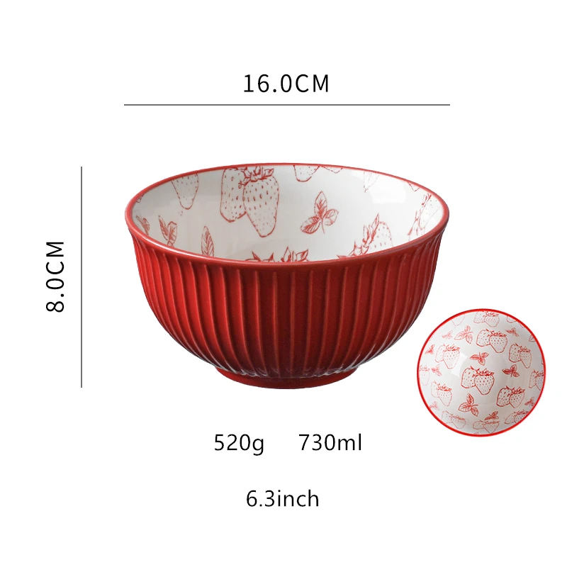 6.3inch Hand Painted Ramen Bowl Household Kitchen Utensils Porcelain Simple and Stylish Lettuce Salad Ceramic Bowl
6.3inch Hand Painted Ramen Bowl Household Kitchen Utensils Porcelain Simple and Stylish Lettuce Salad Ceramic Bowl