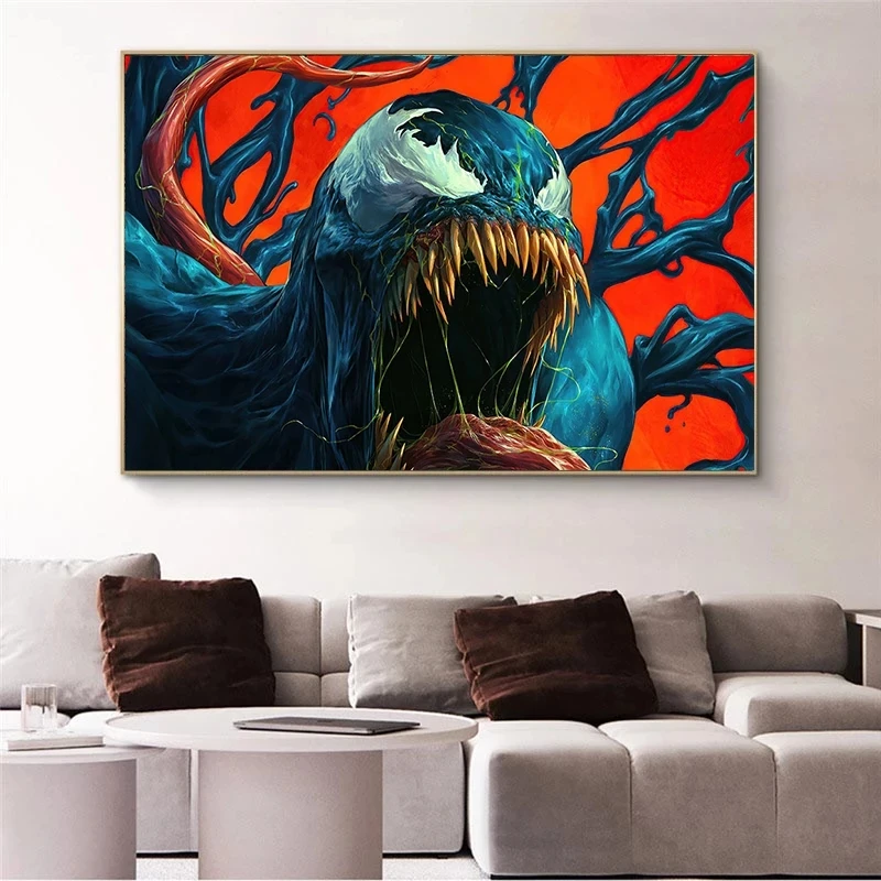 

Venom Spider Man Modular Picture Superhero Canvas Painting Marvel Movies Disney Prints Poster No Frame Home Decor Wall Art Room