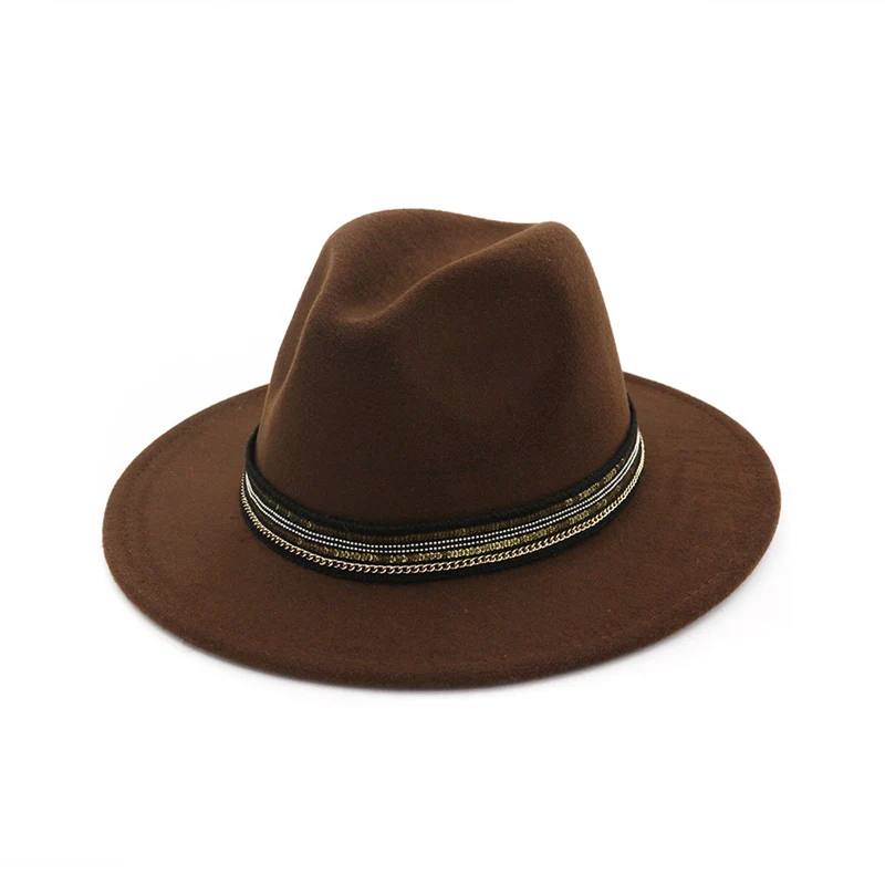 Unisex Wool Fedoras Hat with Striped Ribbon European US Men Women Jazz Felt Trilby Hat Cap Formal Party Cap Panama Hat GH-359
Unisex Wool Fedoras Hat with Striped Ribbon European US Men Women Jazz Felt Trilby Hat Cap Formal Party Cap Panama Hat GH-359