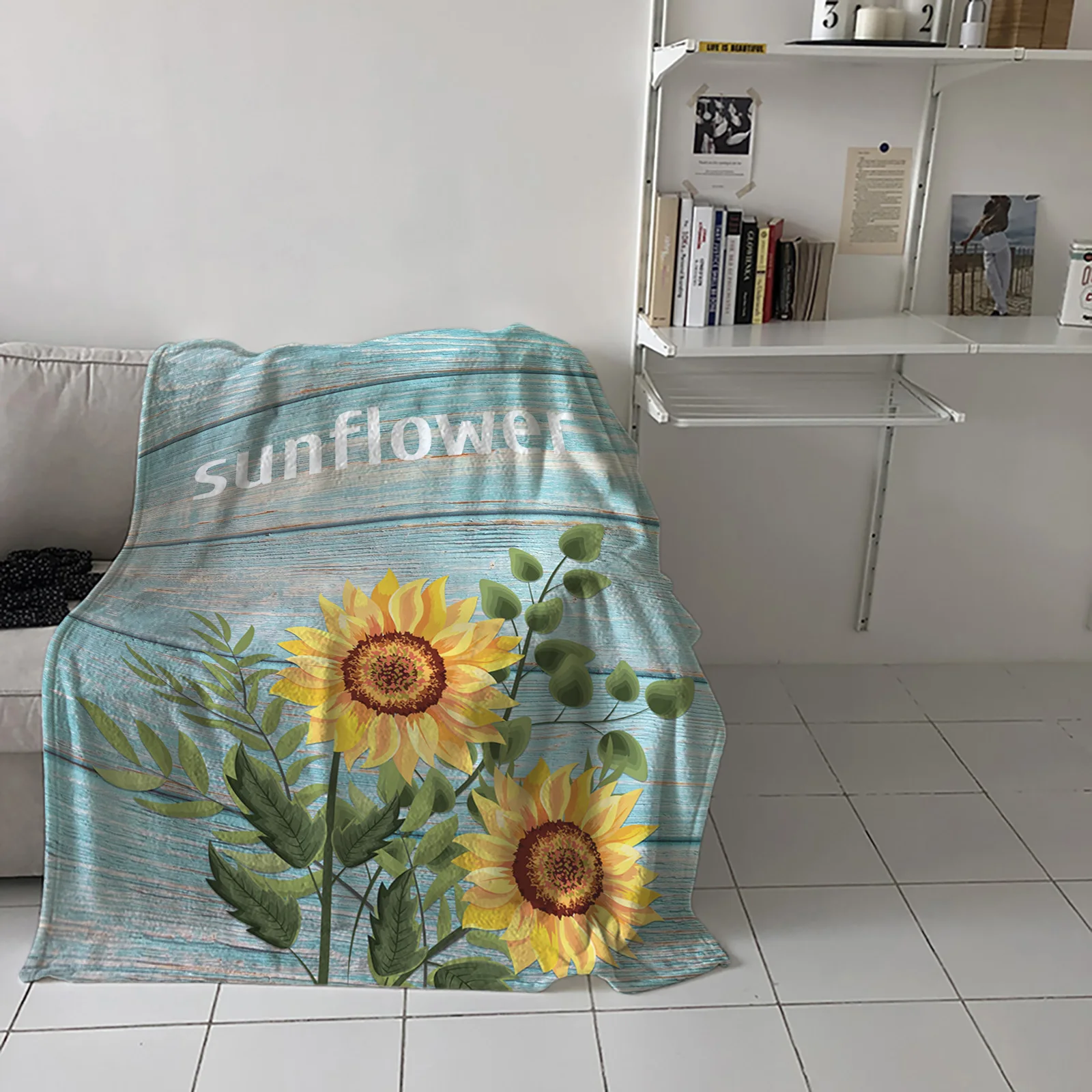 Sunflower Blue Wood Board Throw Blanket for Sofa Warm Blanket on Bed Home Bedspread Travel Fleece Blanket
Sunflower Blue Wood Board Throw Blanket for Sofa Warm Blanket on Bed Home Bedspread Travel Fleece Blanket