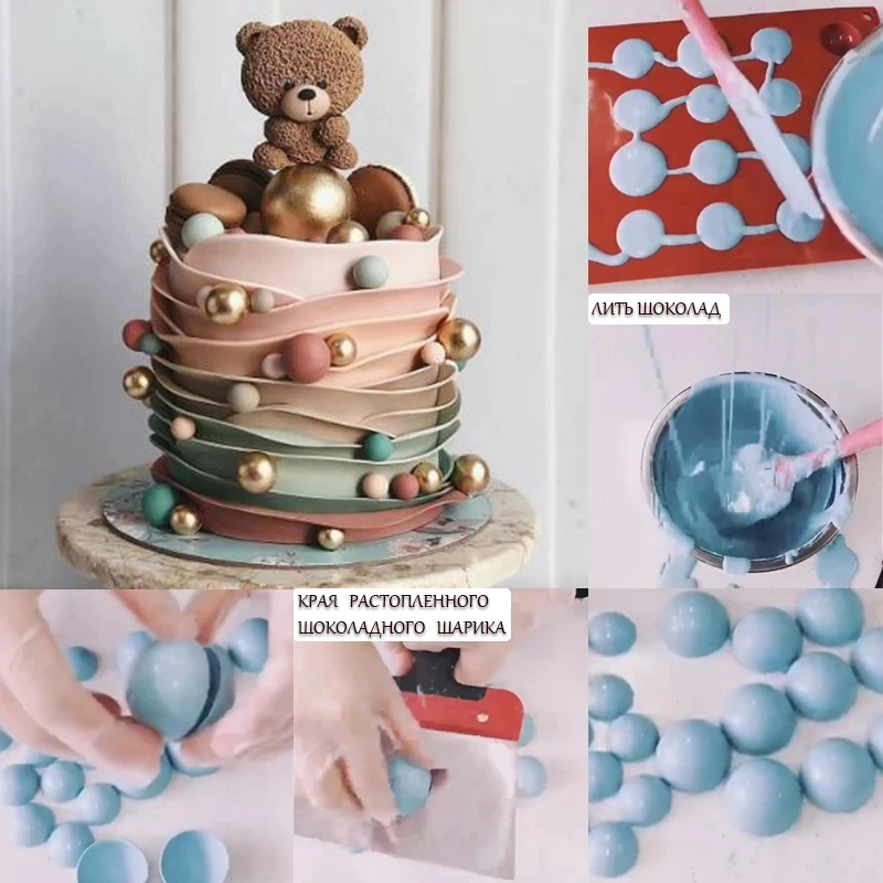 Half Sphere Silicone Chocolate Molds Hemisphere Cake Mousse 3D DIY Baking Tools Confectionery Equipment Cake Decorating Tools
Half Sphere Silicone Chocolate Molds Hemisphere Cake Mousse 3D DIY Baking Tools Confectionery Equipment Cake Decorating Tools