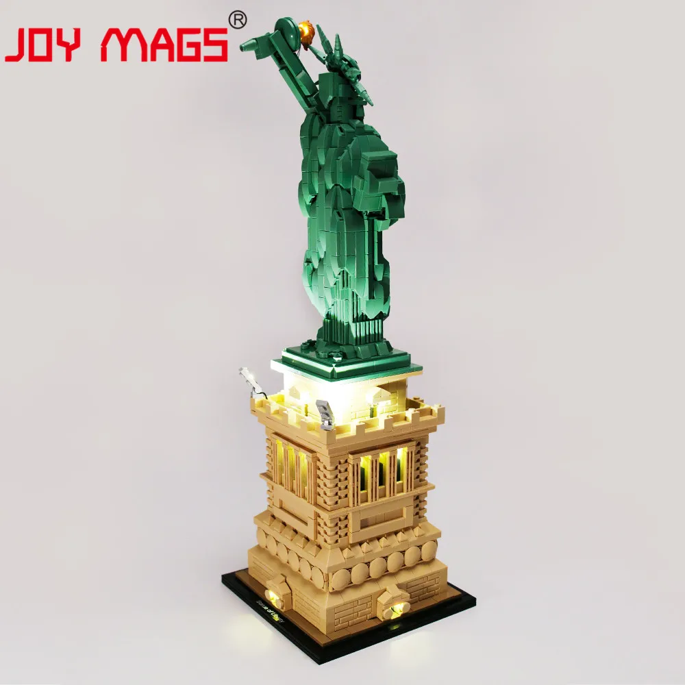 

JOY MAGS Only Led Light Kit for 21042 Statue of Liberty Building Blocks Set (NOT Include the Model) Bricks Toys for Children
