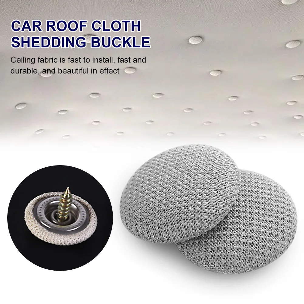 50pcs Car Interior Roof Buckles Headliner Ceiling Cloth Fixing Screw Cap Button Repair Automotive Care Fabric Rivets Retainer
50pcs Car Interior Roof Buckles Headliner Ceiling Cloth Fixing Screw Cap Button Repair Automotive Care Fabric Rivets Retainer