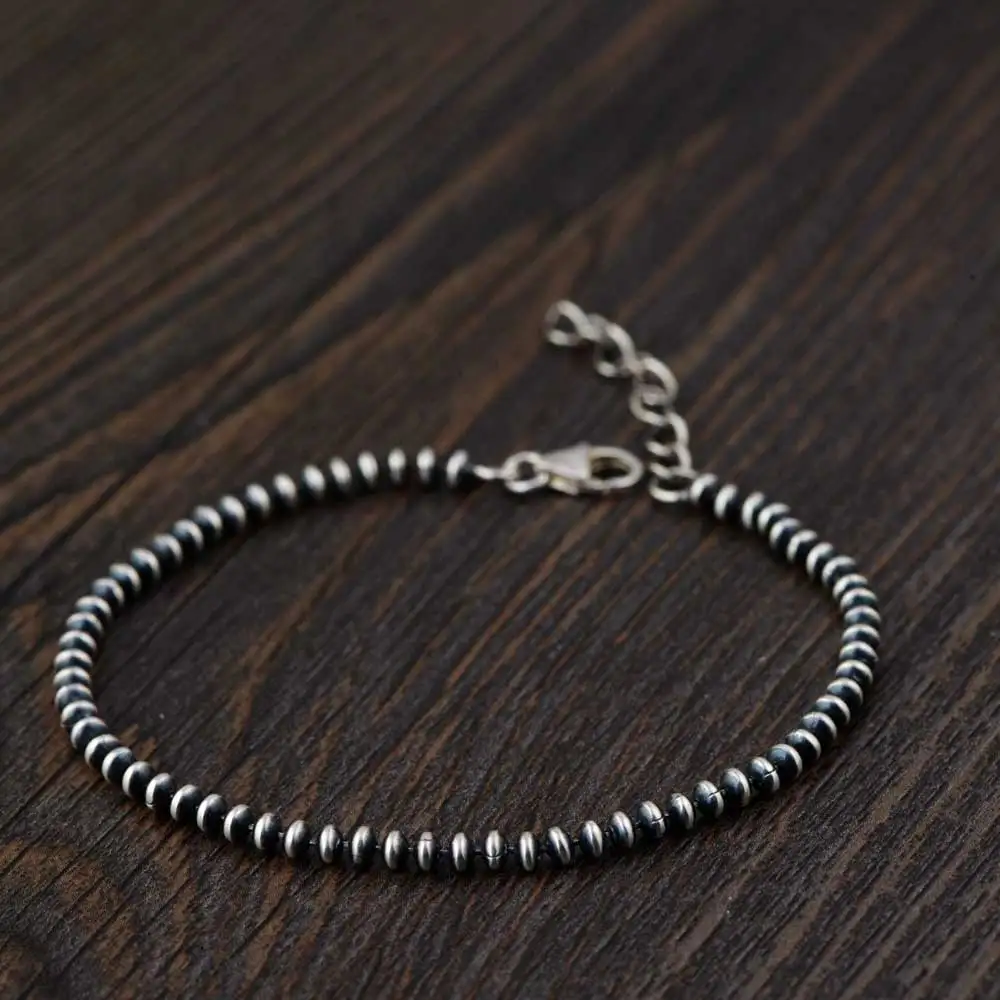 FNJ 925 Silver Bracelet for Women Jewelry 20cm Ball Chain Original S925 Sterling silver Bracelets 26cm Anklet
FNJ 925 Silver Bracelet for Women Jewelry 20cm Ball Chain Original S925 Sterling silver Bracelets 26cm Anklet