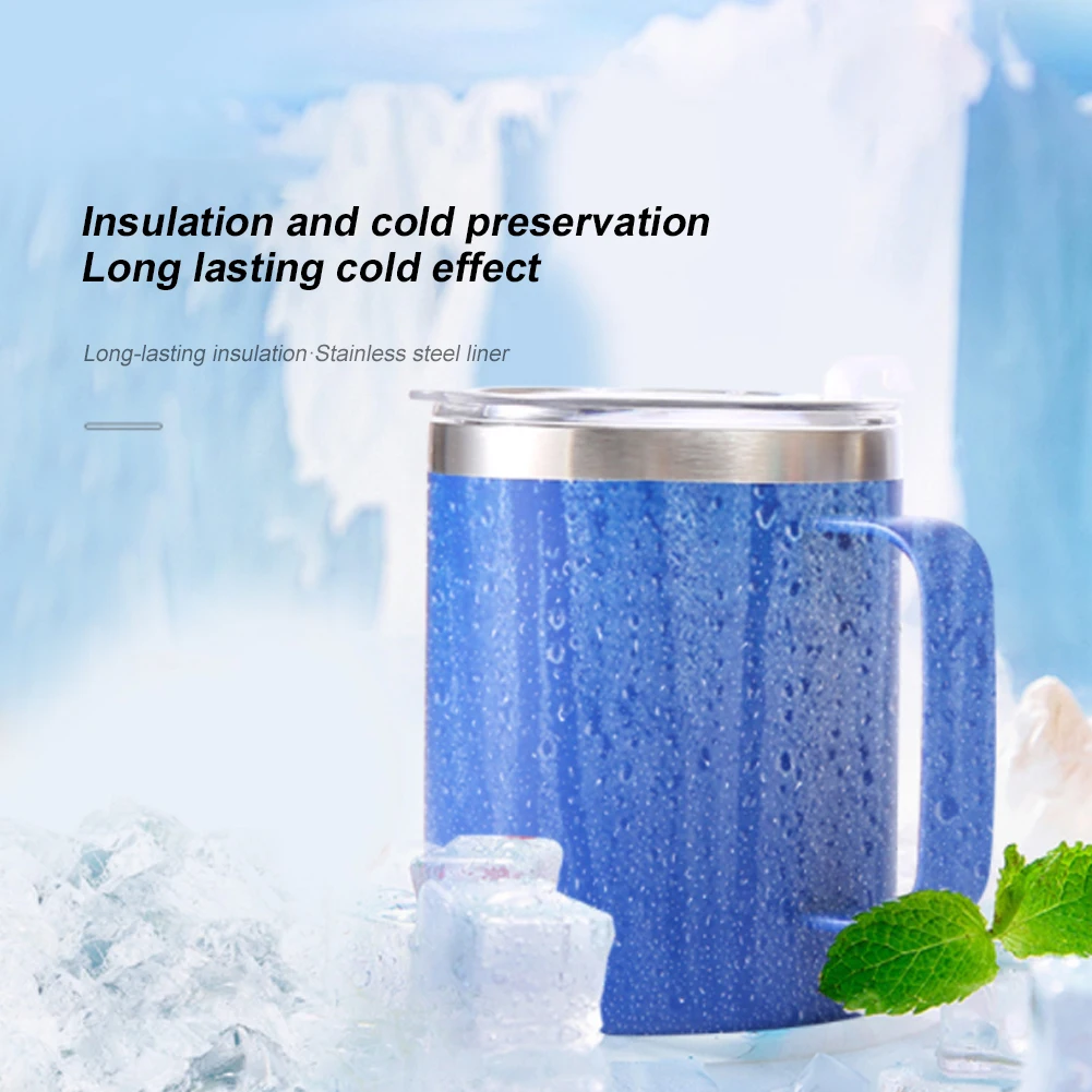 3 Colors 12oz Coffee Mug with Handle Reusable Vacuum Insulated Stainless Steel Coffee Cup with Lid for Household Travel Use
3 Colors 12oz Coffee Mug with Handle Reusable Vacuum Insulated Stainless Steel Coffee Cup with Lid for Household Travel Use