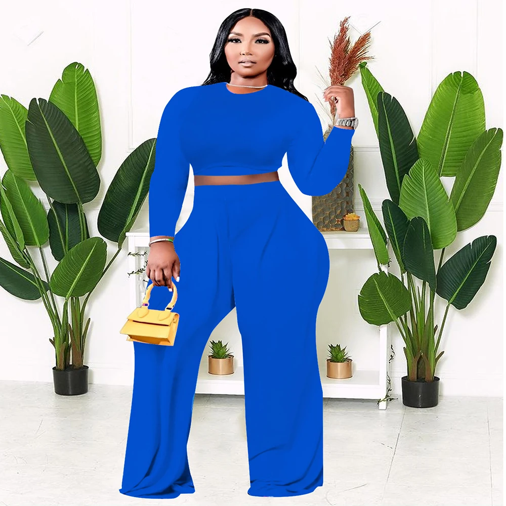 Plus Size Women Clothing Two Piece Set 3xl 4xl Fall Comfortable Pure Color Midriff Fashion Sexy Outfit Wholesale Dropshipping
Plus Size Women Clothing Two Piece Set 3xl 4xl Fall Comfortable Pure Color Midriff Fashion Sexy Outfit Wholesale Dropshipping
