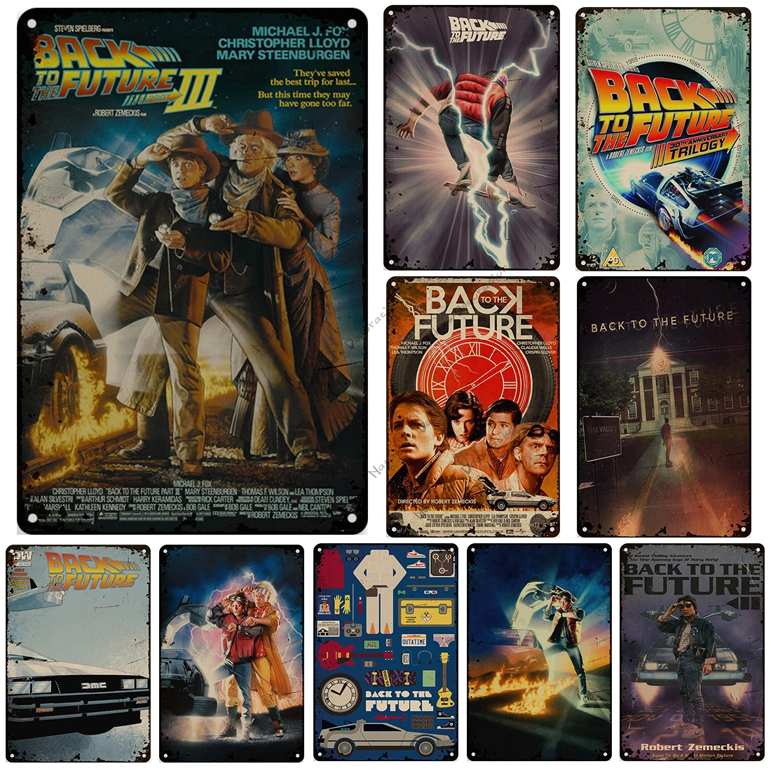 Movie Back To The Future Metal Plate Sci-Fi Comedy Metal Tin Sign Rusty Decorative Plate Home Bar Industrial Decor Wall Plate
Movie Back To The Future Metal Plate Sci-Fi Comedy Metal Tin Sign Rusty Decorative Plate Home Bar Industrial Decor Wall Plate