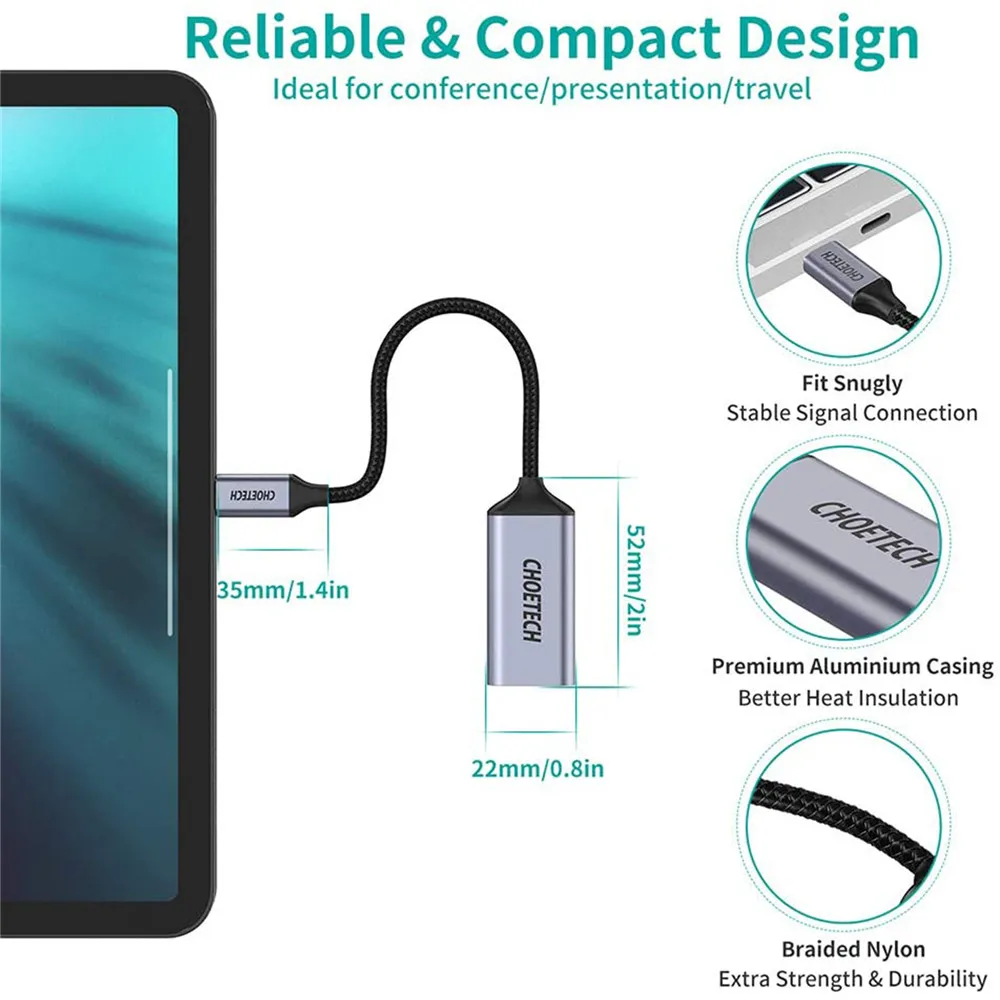 Адаптер USB C к DisplayPort (4K @ 60HZ) для Apple iPad Pro Type C (Thunderbolt 3) к DP адаптеру для Samsung Galaxy S20/S20 Plus
Адаптер USB C к DisplayPort (4K @ 60HZ) для Apple iPad Pro Type C (Thunderbolt 3) к DP адаптеру для Samsung Galaxy S20/S20 Plus