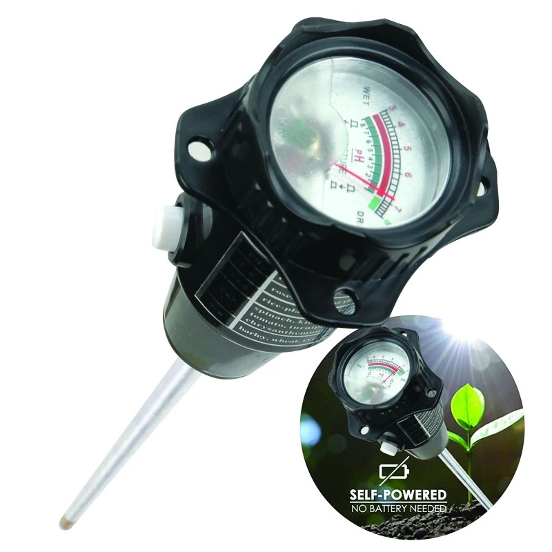 Two-in-one Long Probe Type Soil Detector Soil Humidity/PH Value Detection Meter K9FA
Two-in-one Long Probe Type Soil Detector Soil Humidity/PH Value Detection Meter K9FA