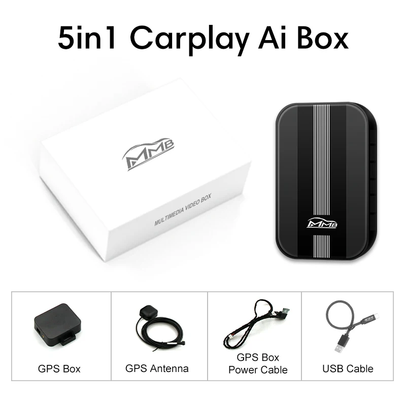 MMB Universal Multimedia Carplay Ai Box 4+32G Android Wireless Mirroring Video Player IPhone Android Phone Navigation TV Box
MMB Universal Multimedia Carplay Ai Box 4+32G Android Wireless Mirroring Video Player IPhone Android Phone Navigation TV Box