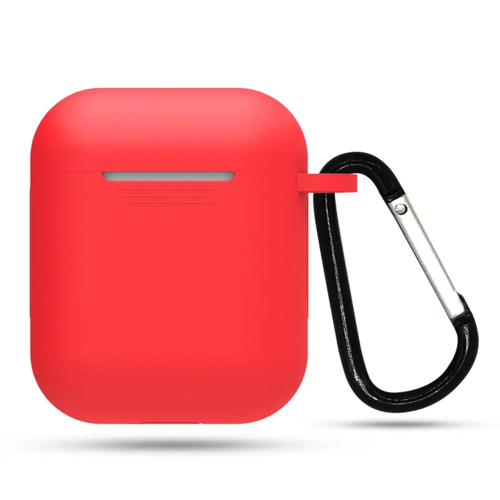 Soft Silicone Case with Anti-lost Carabiner Anti-dust Shockproof Wireless Earphone Protective Cover For Apple for AirPods
Soft Silicone Case with Anti-lost Carabiner Anti-dust Shockproof Wireless Earphone Protective Cover For Apple for AirPods