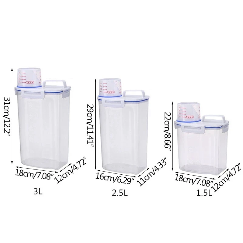Rice Bucket Kitchen Moisture-proof Insect-Proof Rice Storage Container Rice Dispenser Grain Sealed Jar Dog Food Storage Rice Box
Rice Bucket Kitchen Moisture-proof Insect-Proof Rice Storage Container Rice Dispenser Grain Sealed Jar Dog Food Storage Rice Box