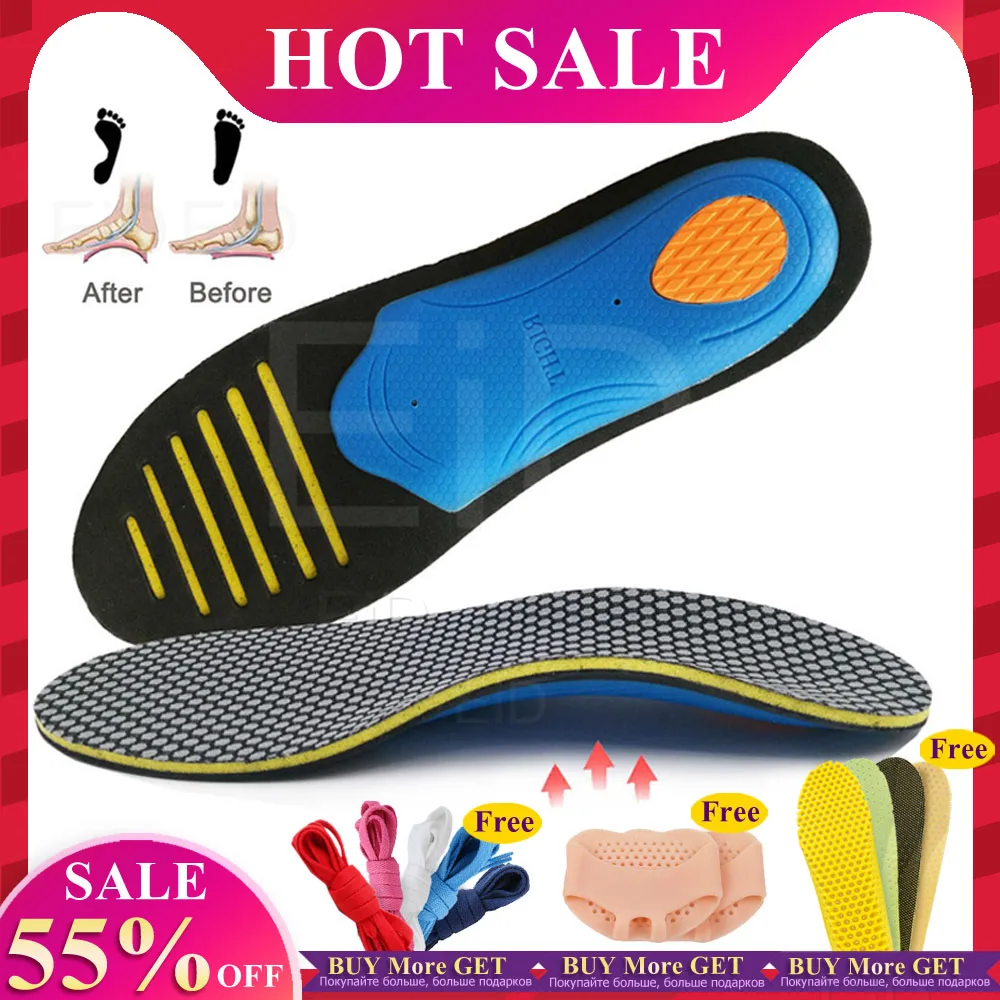 

EiD orthopedic shoes sole Insoles for Flat Feet Arch Support for feet orthotic insole men and women Correction OX Leg Unisex