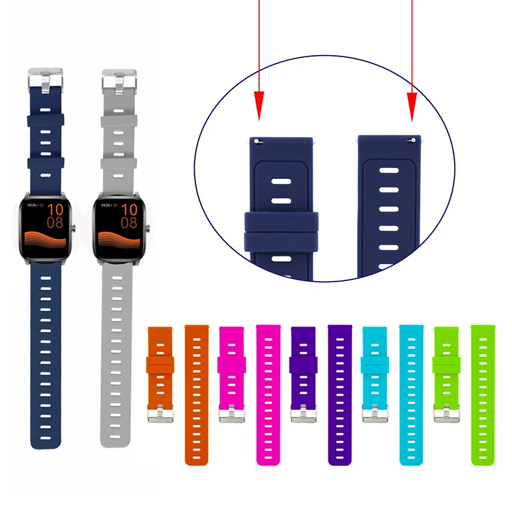 Ремешок спортивный для смарт-часов Haylou GST, силиконовый браслет 22 мм для Haylou LS05S / LS04 / RT2/RS3, аксессуары для мужских часов
Ремешок спортивный для смарт-часов Haylou GST, силиконовый браслет 22 мм для Haylou LS05S / LS04 / RT2/RS3, аксессуары для мужских часов