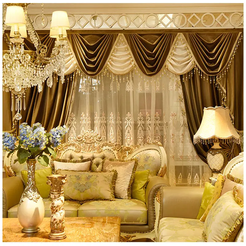 Free Shipping High End European Curtains for Living Room Luxury Atmosphere Shading Velvet Curtain Villa High Window Curtain Head
Free Shipping High End European Curtains for Living Room Luxury Atmosphere Shading Velvet Curtain Villa High Window Curtain Head