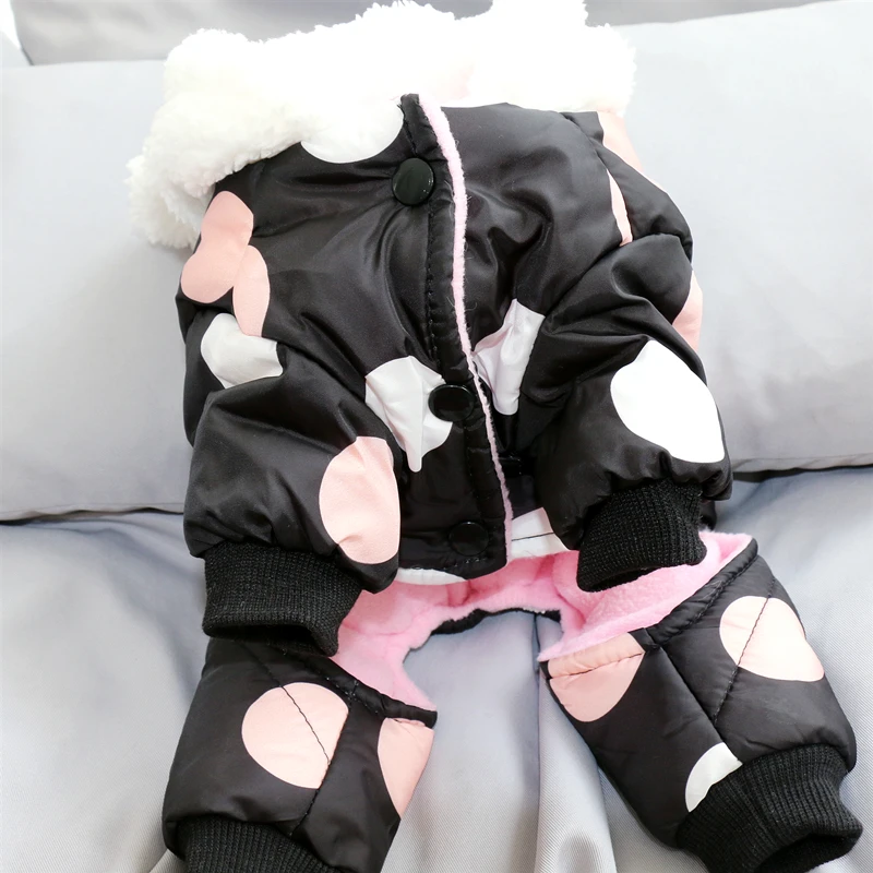 Winter Dog Clothes Hoodie Coat Big Polka Dot Cotton Coat Thicken Winter Warm Clothes for Small Dogs Puppy Sweater Dogs Pets
Winter Dog Clothes Hoodie Coat Big Polka Dot Cotton Coat Thicken Winter Warm Clothes for Small Dogs Puppy Sweater Dogs Pets
